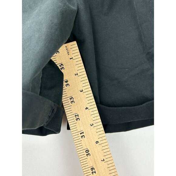 Everlane Women's Size 8 Front Pocket Black Chino Shorts - Picture 6 of 12
